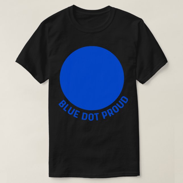 Camiseta Blue Dot Proud (Diseño del anverso)