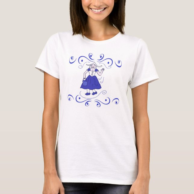 Camiseta Blue Dutch Delft Look (Anverso)
