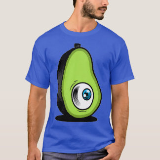 Camiseta Blue Eye Aguacate Slice Fruit Organic and Healthy