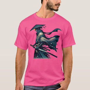 Camiseta Blue Eye Samurai - Retro Vintage Estilizado