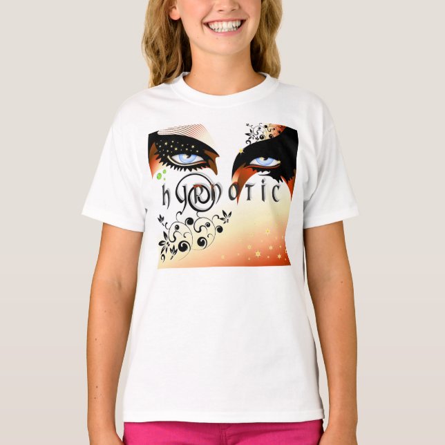 Camiseta Blue Eyes Fashion Make Up (Anverso)