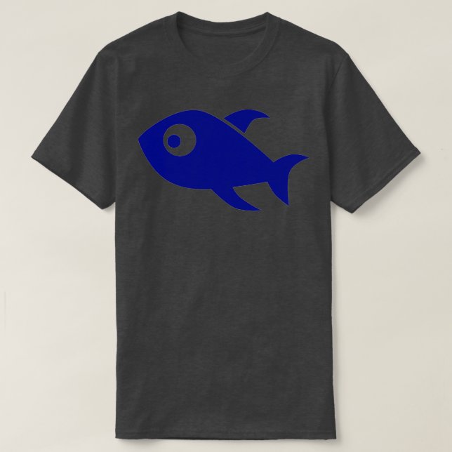 Camiseta Blue Fish Classic TShirt (Diseño del anverso)