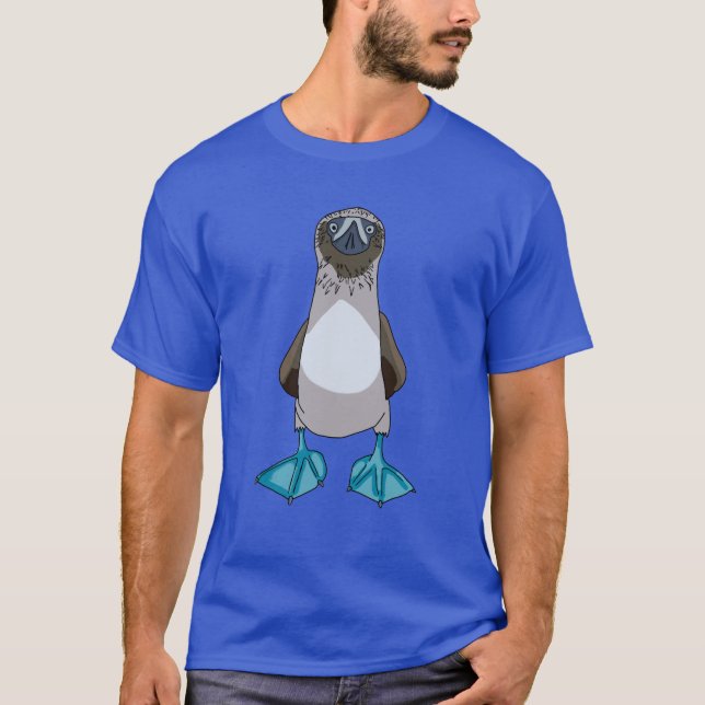 Camiseta Blue Footed Booby Cartoon (Anverso)