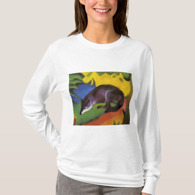 Camiseta Blue Fox (de Franz Marc) (Anverso)