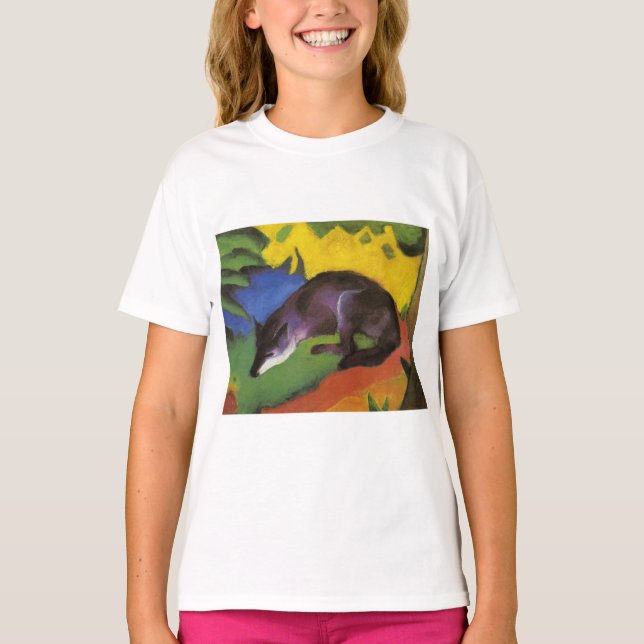 Camiseta Blue Fox (de Franz Marc) (Anverso)