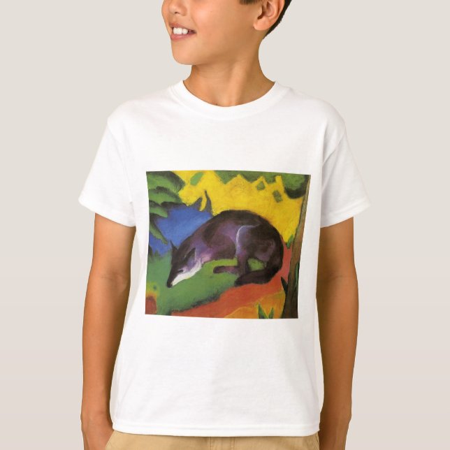 Camiseta Blue Fox (de Franz Marc) (Anverso)
