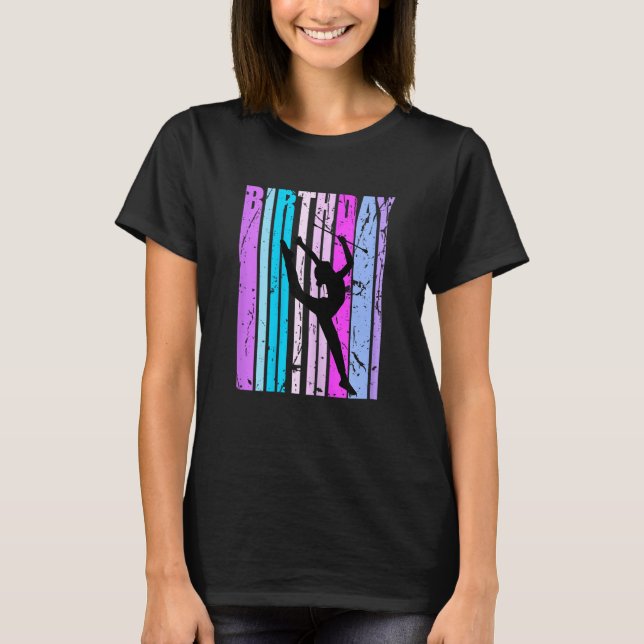 Camiseta Blue Girls Rhythmic Gymnastics Womens Grandaughter (Anverso)