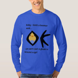 Camiseta Blue 'Gleam in Eye' - manga larga Boomerange