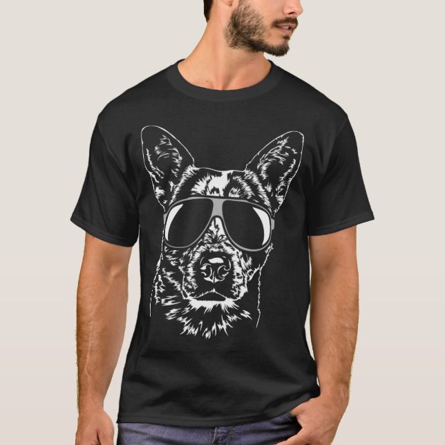 Camiseta Blue Heeler Dog Hund (Anverso)