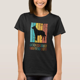 Camiseta Blue Heeler Perro Boyero Australiano Puesta de sol