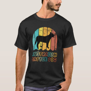 Camiseta Blue Heeler Perro Ganadero Australiano Puesta de s