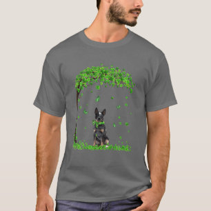 Camiseta Blue Heeler St Patricks Day Lover Irish Shamrock D