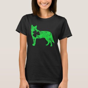 Camiseta Blue Heeler St Patricks Day Shamrock Australian Ca