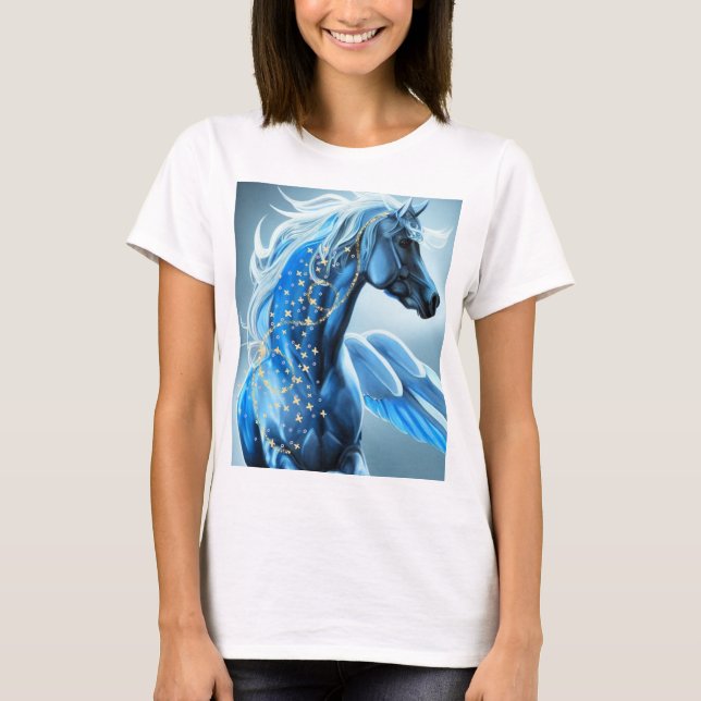 Camiseta blue horse (Anverso)