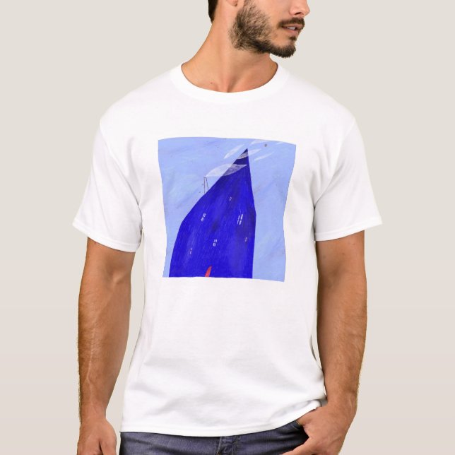 Camiseta Blue house (Anverso)