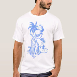 Camiseta Blue Hula Chica T-Shirt