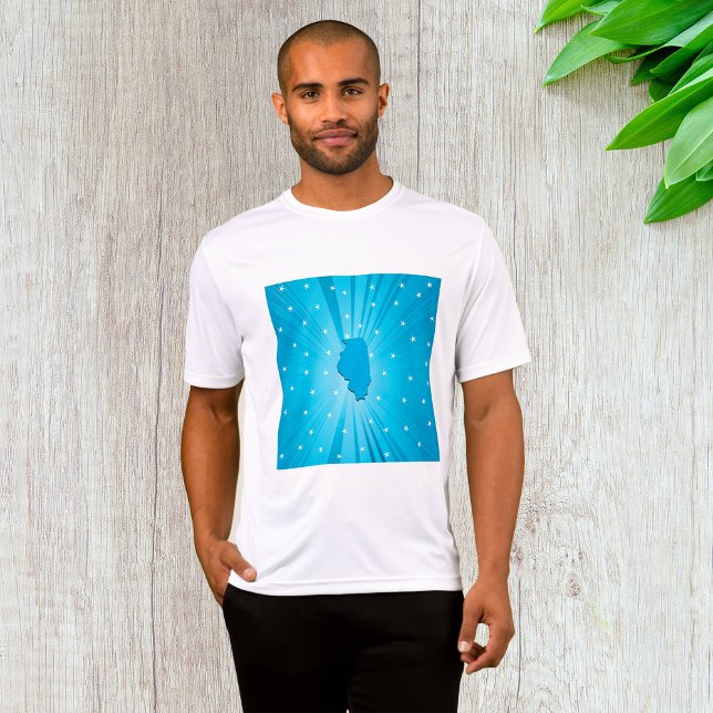 Camiseta Blue Illinois Mens Active (Subido por el creador)