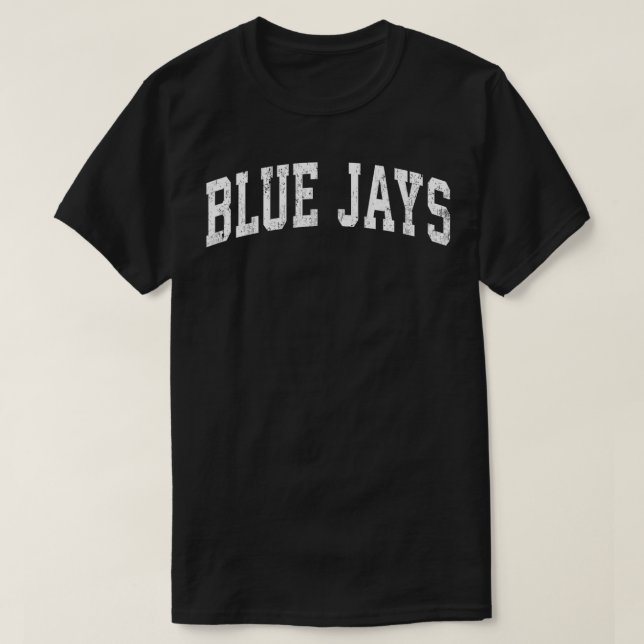 Camiseta Blue Jays Mascot Vintage Desi Desi (Diseño del anverso)