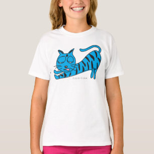 Camiseta Blue Kitty Stretch Girl T-Shirt