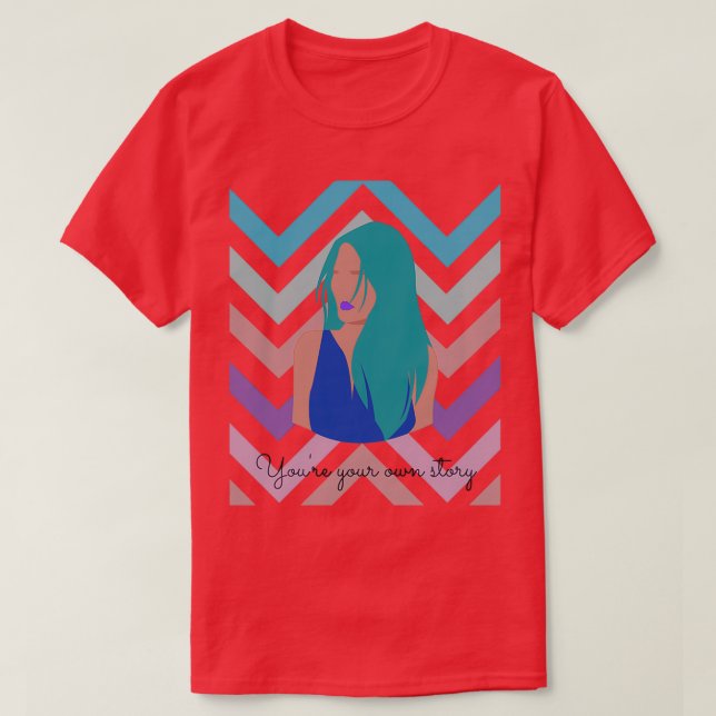 Camiseta Blue Lady (Diseño del anverso)