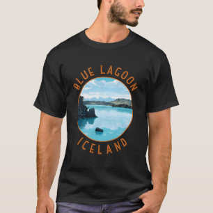 Camiseta Blue Lagoon Islandia Círculo perturbado