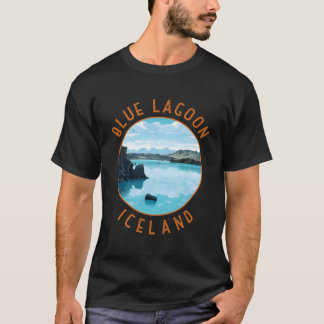 Camiseta Blue Lagoon Islandia Círculo perturbado