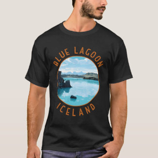 Camiseta Blue Lagoon Islandia Círculo perturbado