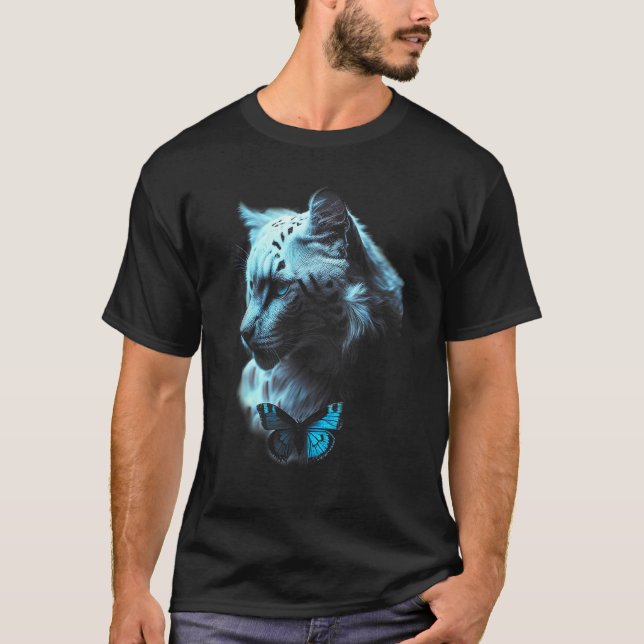 Camiseta Blue Lion Blue eyes Big Cat (Anverso)