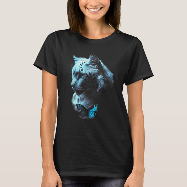 Camiseta Blue Lion Blue eyes Big Cat (Anverso)