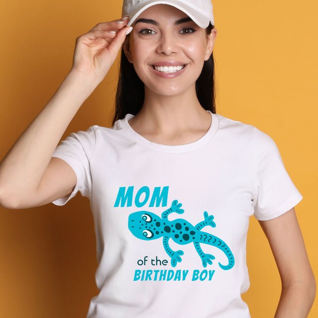 Camiseta Blue Lizard Gecko Mamá del Niño Nacido (Subido por el creador)