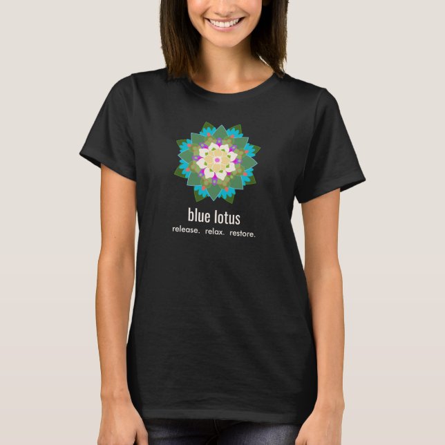 Camiseta Blue Lotus Yoga and Holistic Health Healthy (Anverso)
