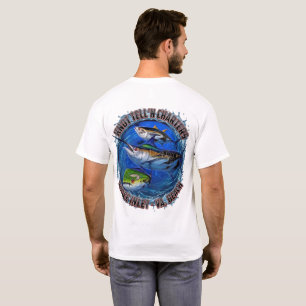Camiseta Blue Marlin Rip Art Logo