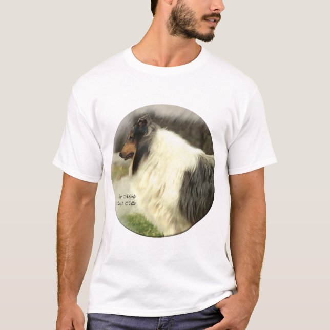 Camiseta Blue Merle Rough Collie Gifts (Anverso)