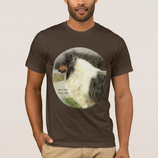 Camiseta Blue Merle Rough Collie Gifts (Anverso)