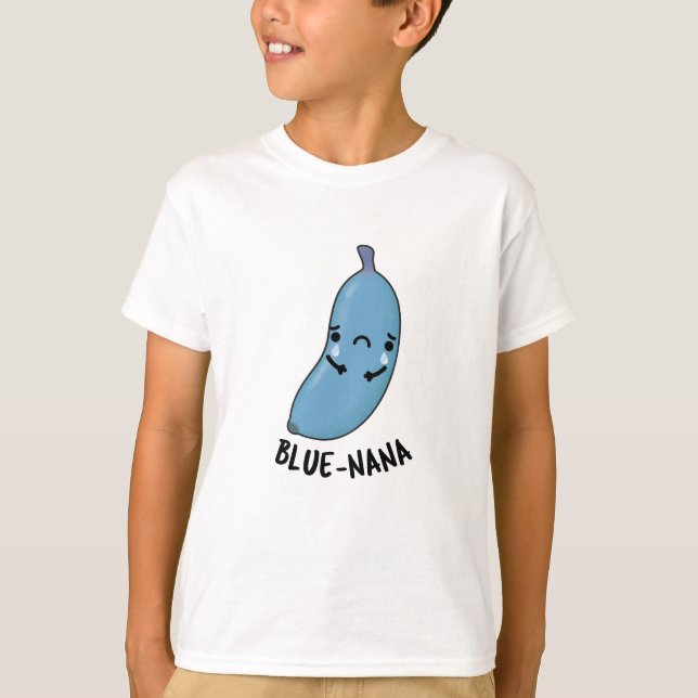 Camiseta Blue-nana Funny Banana Pun (Anverso)