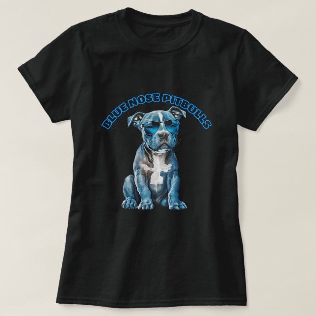 Camiseta Blue Nose Pitbull (Diseño del anverso)
