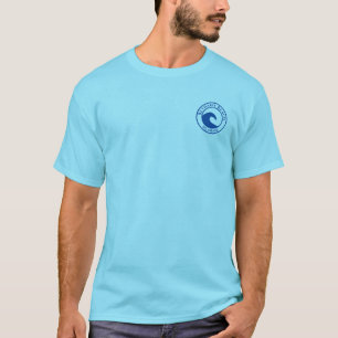 Camiseta Blue Ocean Wave Circle Design Bethany Beach