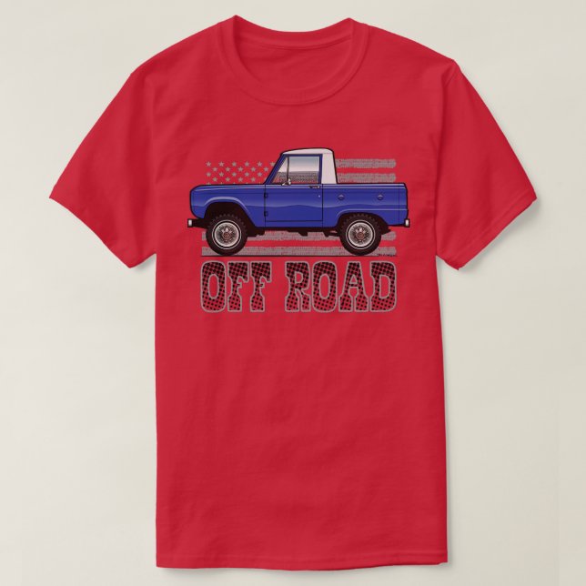 Camiseta Blue OffRoad (Diseño del anverso)