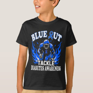 Camiseta Blue Out Tackea la conciencia sobre la diabetes en