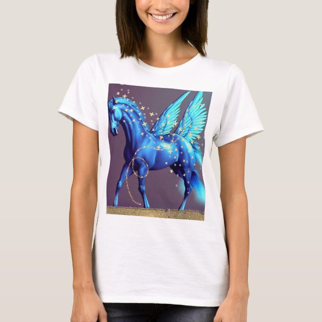 Camiseta blue pegasso (Anverso)