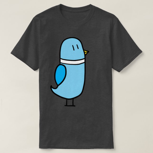Camiseta Blue pigeon 2 (Diseño del anverso)