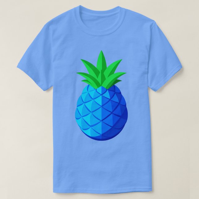 Camiseta Blue Pineapple TShirt (Diseño del anverso)