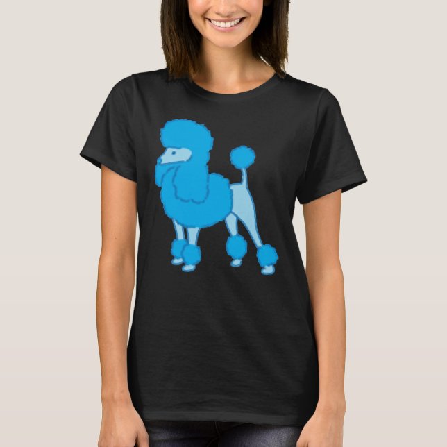 Camiseta Blue Poodle       (Anverso)
