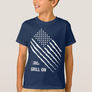 Camiseta Blue Rhino "Bandera estadounidense: Grill on" Kid'