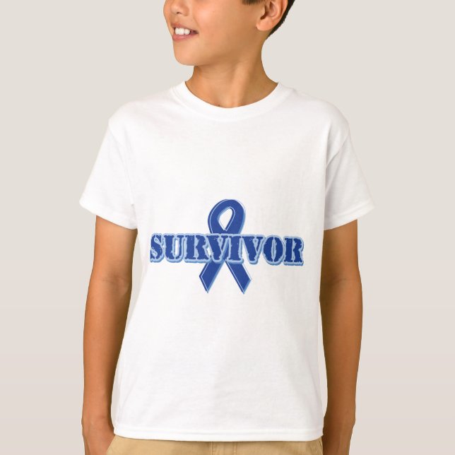 Camiseta Blue Ribbon - superviviente (Anverso)
