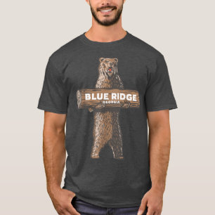 Camiseta Blue Ridge Georgia GA Bear adulto Vacaciones Souve