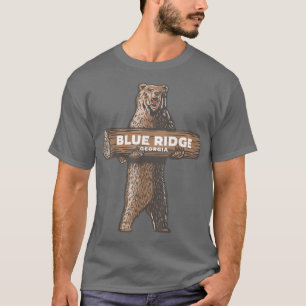 Camiseta Blue Ridge Georgia GA Growling Bear Vacation Souve