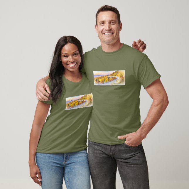 Camiseta Blue Ridge Parkway BRP (Unisexo)