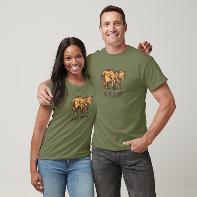 Camiseta Blue Ridge Parkway BRP (Unisexo)