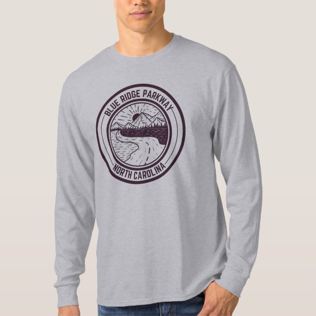 Camiseta Blue Ridge Parkway Scenic Byway Virginia North C (Anverso)